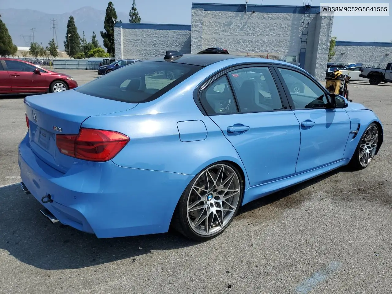 2016 BMW M3 VIN: WBS8M9C52G5G41565 Lot: 64564955