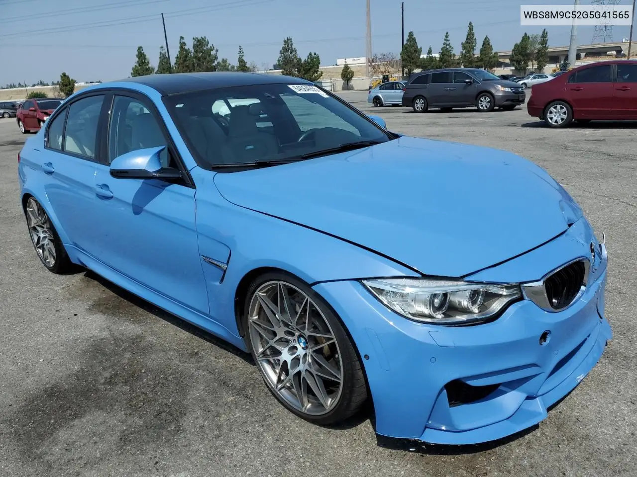 2016 BMW M3 VIN: WBS8M9C52G5G41565 Lot: 64564955
