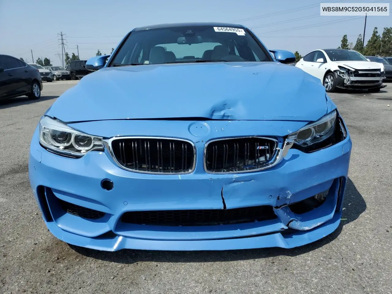 2016 BMW M3 VIN: WBS8M9C52G5G41565 Lot: 64564955