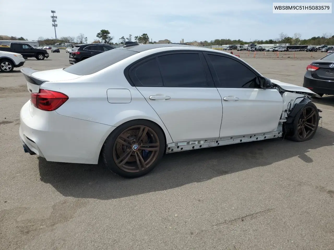 2017 BMW M3 VIN: WBS8M9C51H5G83579 Lot: 54537025