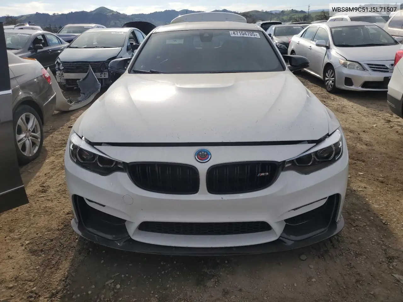 2018 BMW M3 VIN: WBS8M9C51J5L71507 Lot: 47104705