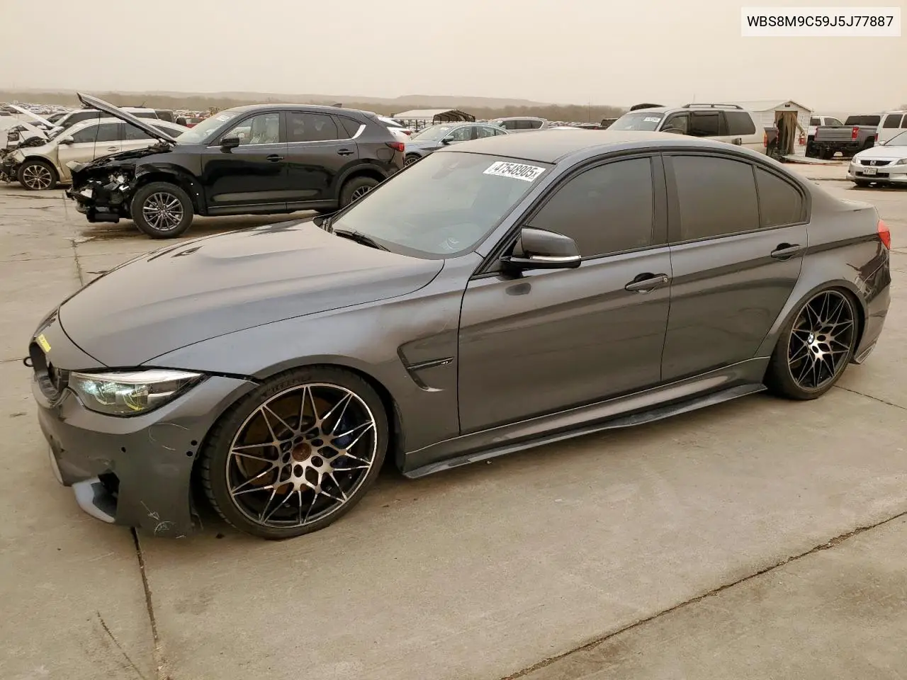 2018 BMW M3 VIN: WBS8M9C59J5J77887 Lot: 47548905
