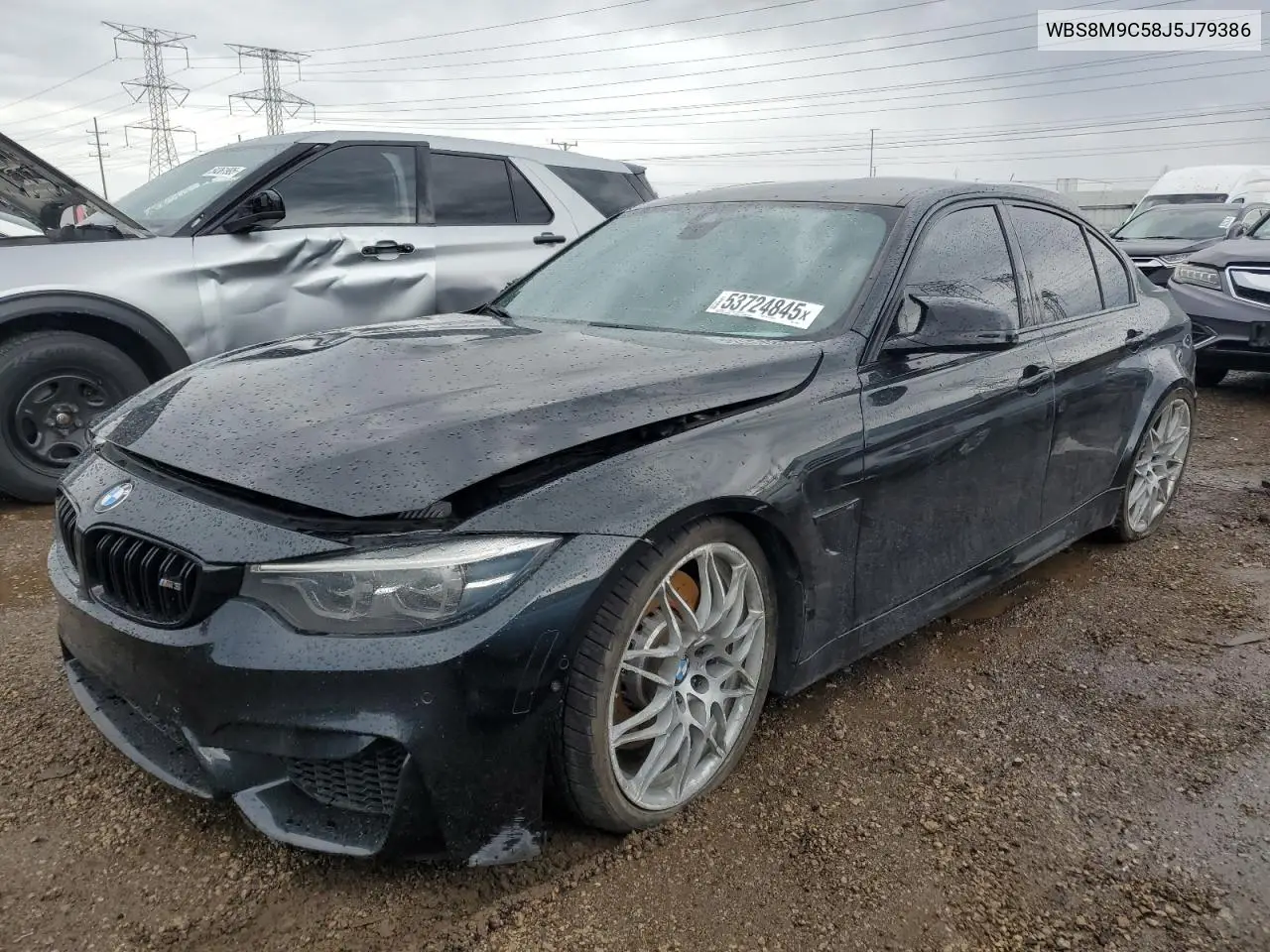 2018 BMW M3 VIN: WBS8M9C58J5J79386 Lot: 53724845