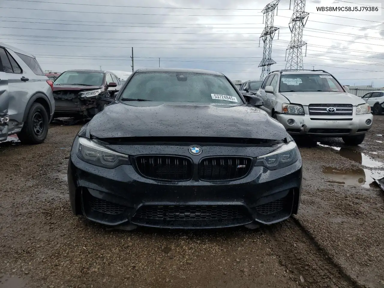 2018 BMW M3 VIN: WBS8M9C58J5J79386 Lot: 53724845