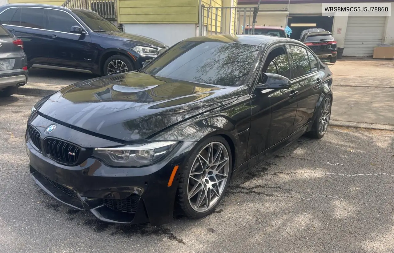 2018 BMW M3 VIN: WBS8M9C55J5J78860 Lot: 55635395