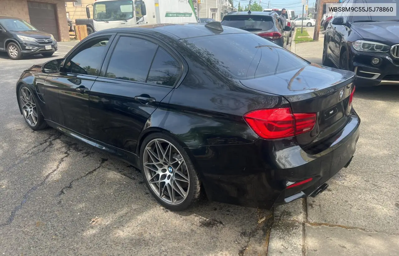 2018 BMW M3 VIN: WBS8M9C55J5J78860 Lot: 55635395