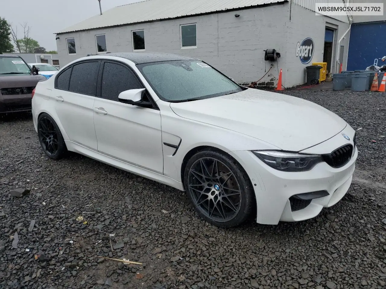 2018 BMW M3 VIN: WBS8M9C5XJ5L71702 Lot: 55657055