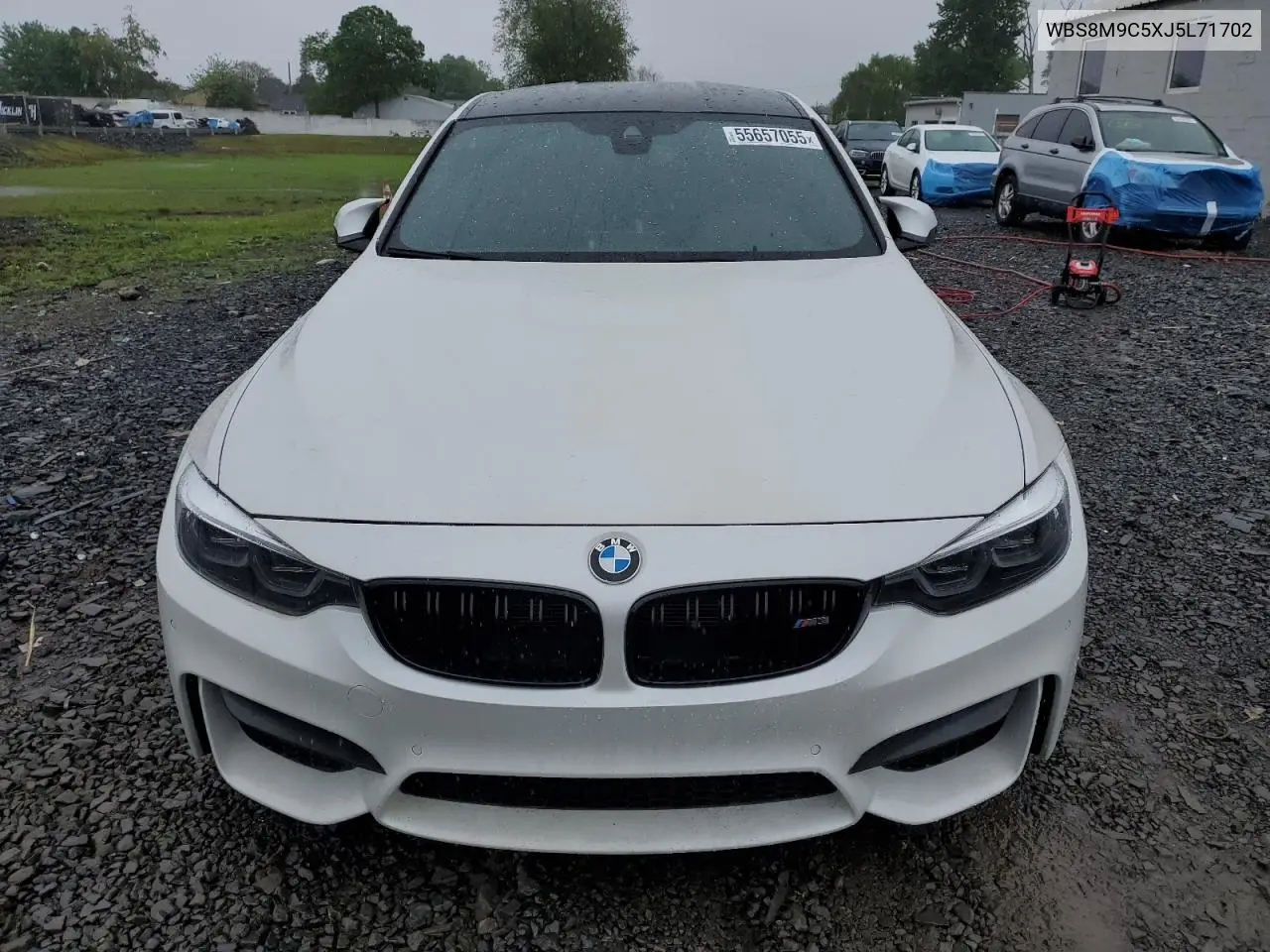 2018 BMW M3 VIN: WBS8M9C5XJ5L71702 Lot: 55657055