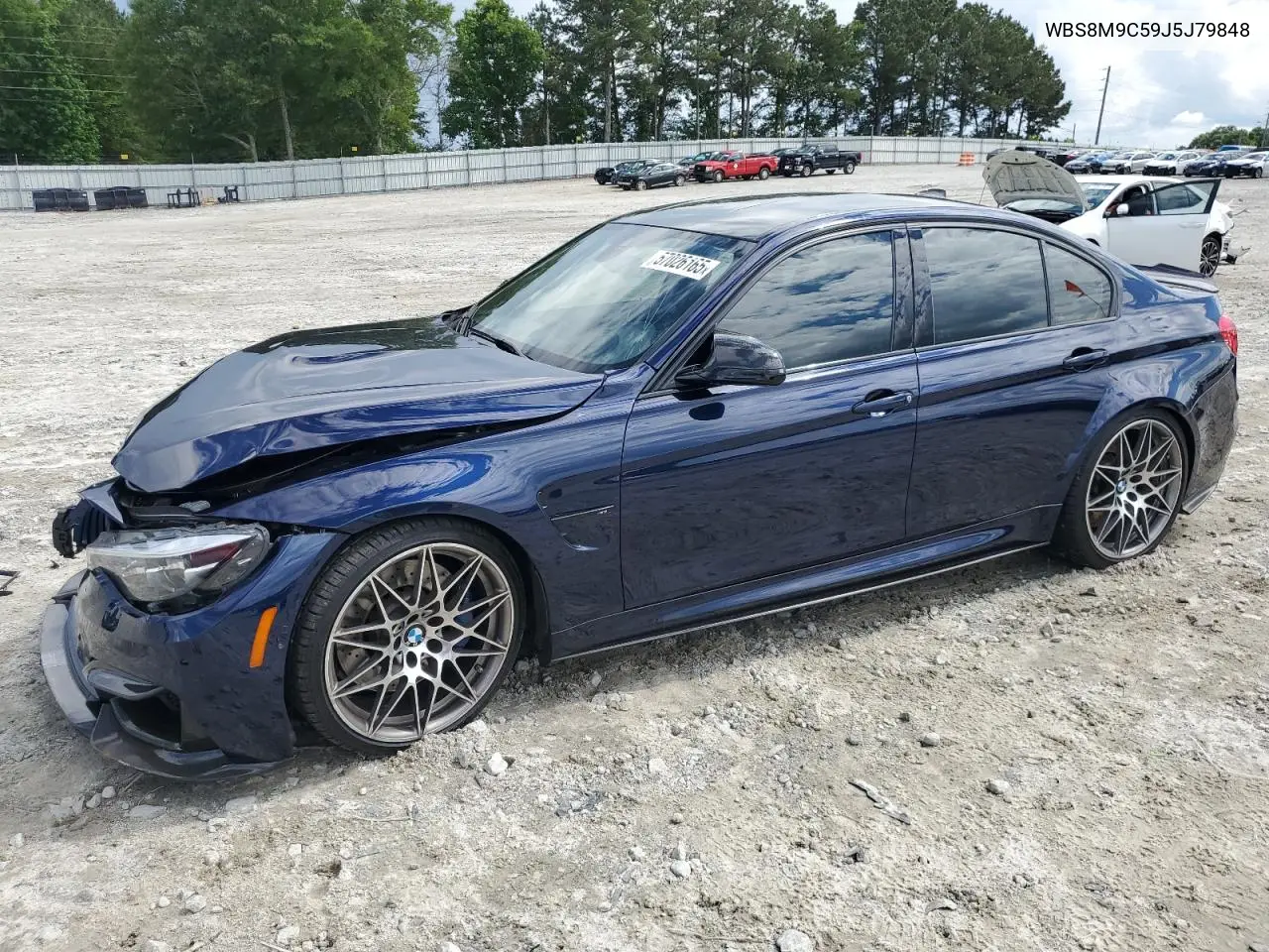 2018 BMW M3 VIN: WBS8M9C59J5J79848 Lot: 57026165