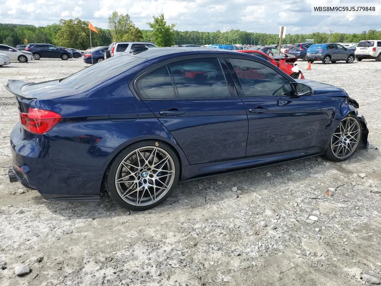 2018 BMW M3 VIN: WBS8M9C59J5J79848 Lot: 57026165