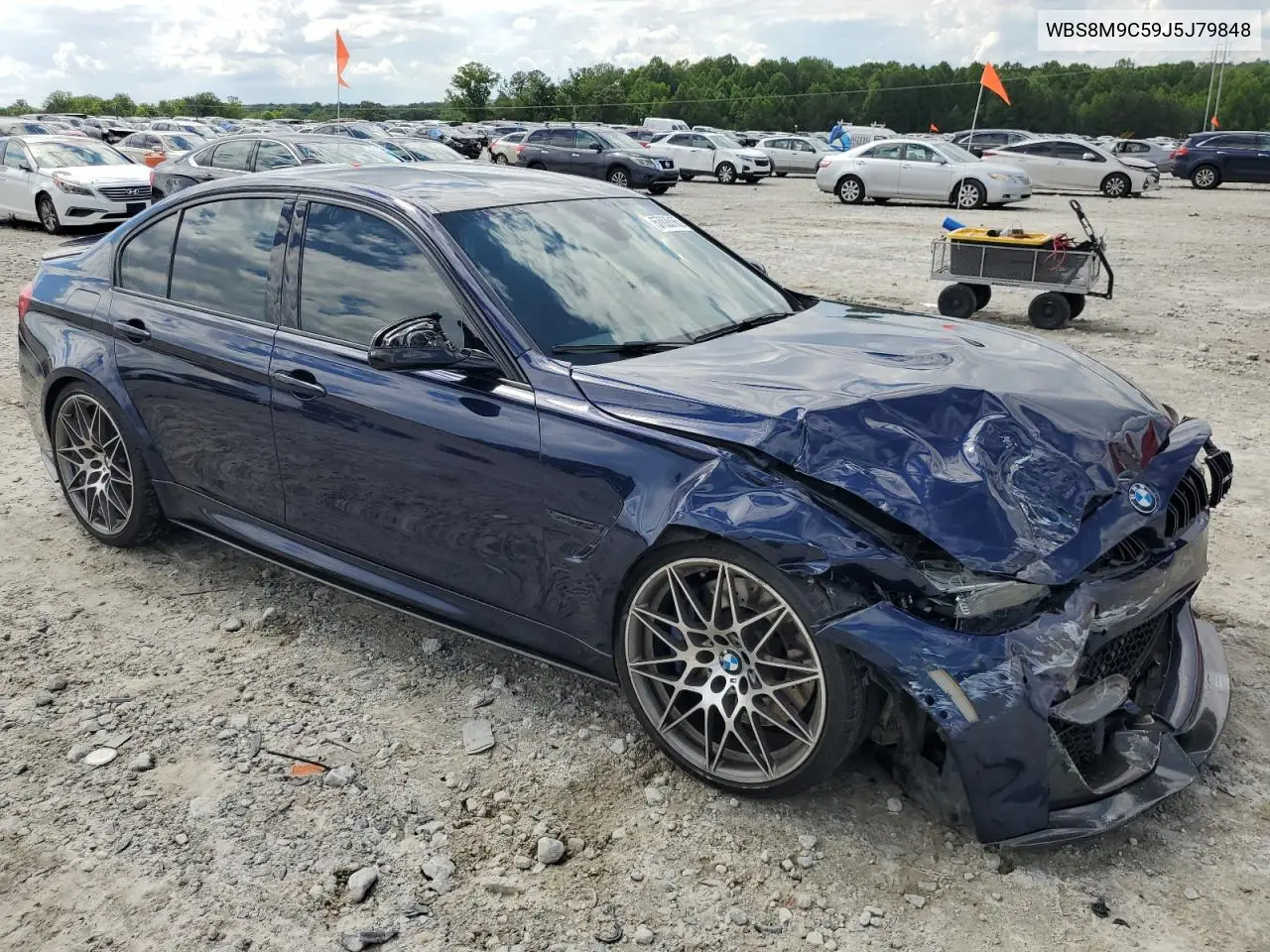 2018 BMW M3 VIN: WBS8M9C59J5J79848 Lot: 57026165
