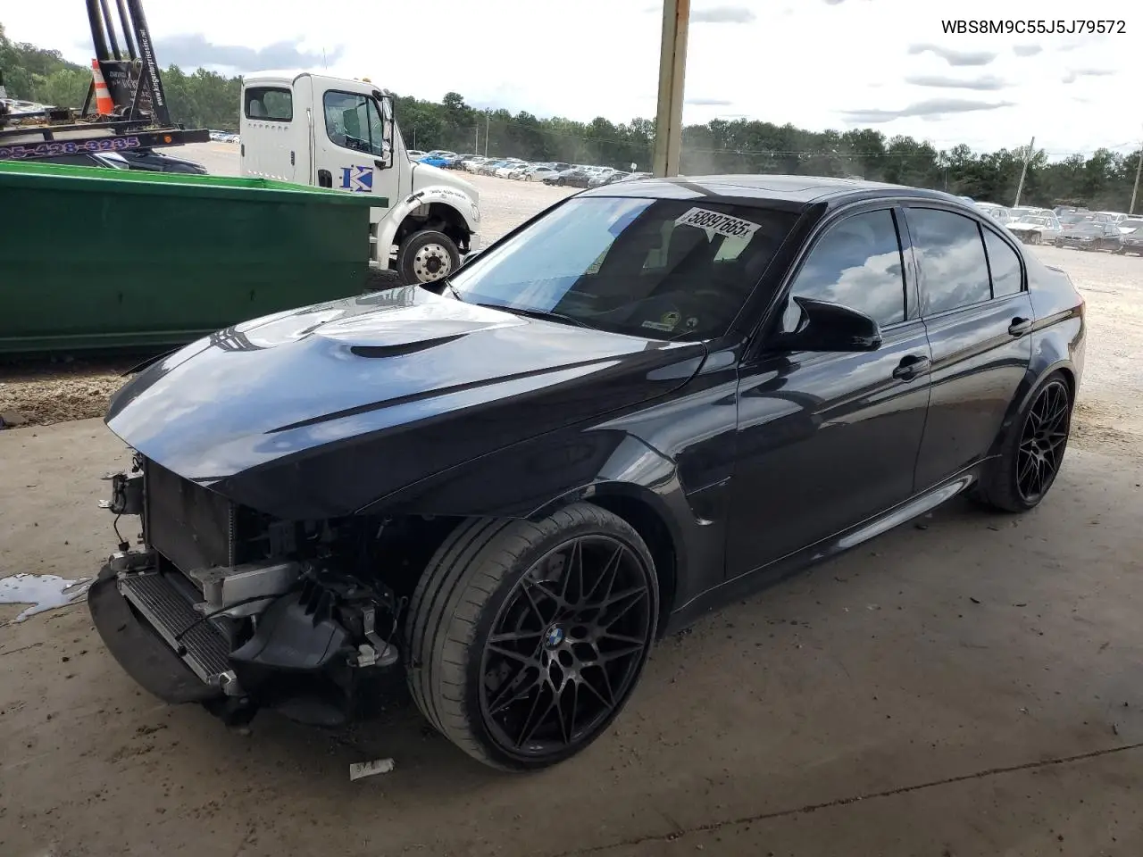 2018 BMW M3 VIN: WBS8M9C55J5J79572 Lot: 58897665