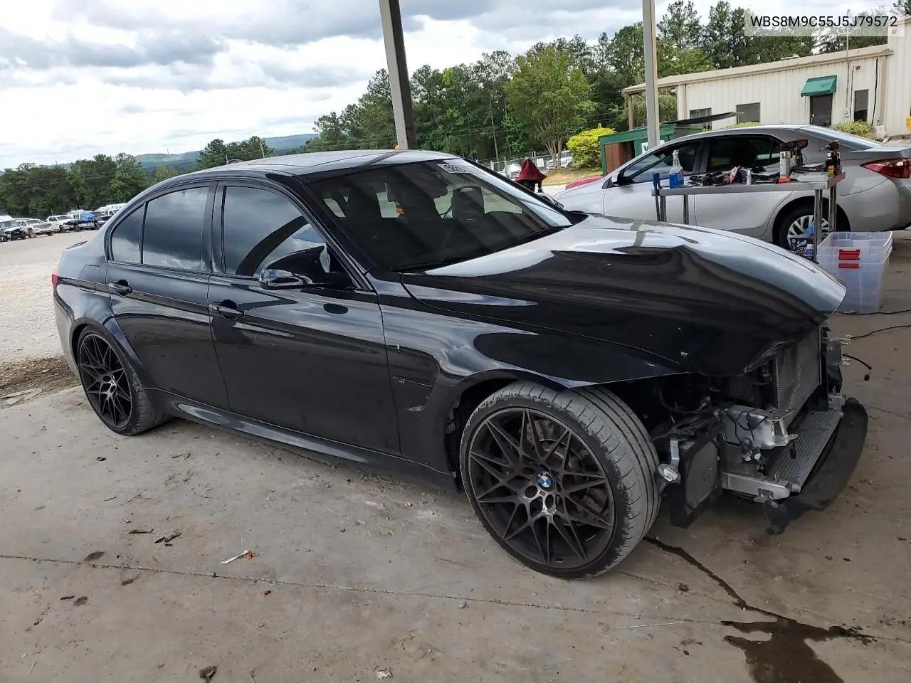 2018 BMW M3 VIN: WBS8M9C55J5J79572 Lot: 58897665