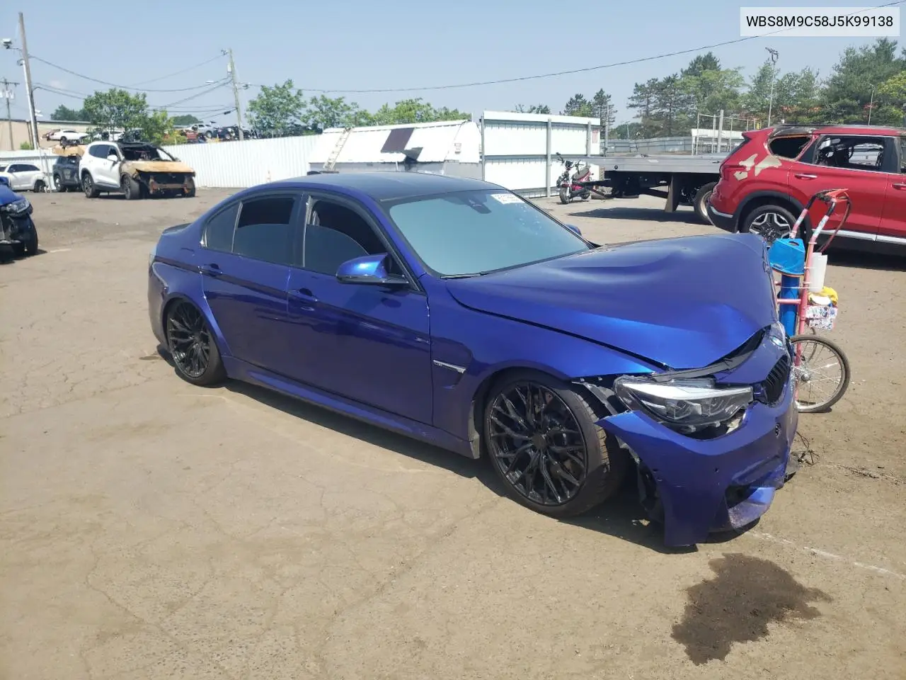 2018 BMW M3 VIN: WBS8M9C58J5K99138 Lot: 60116885