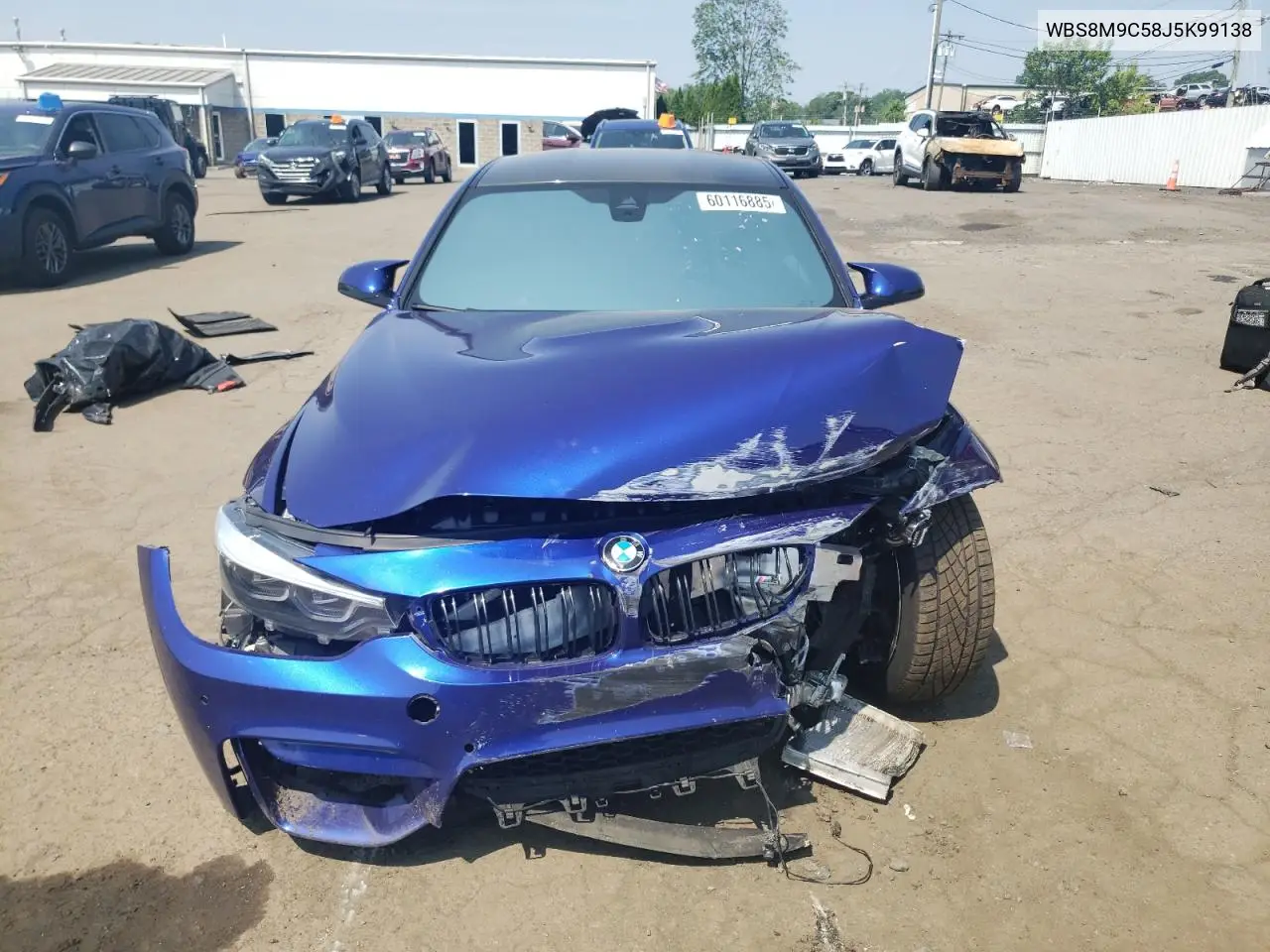 2018 BMW M3 VIN: WBS8M9C58J5K99138 Lot: 60116885