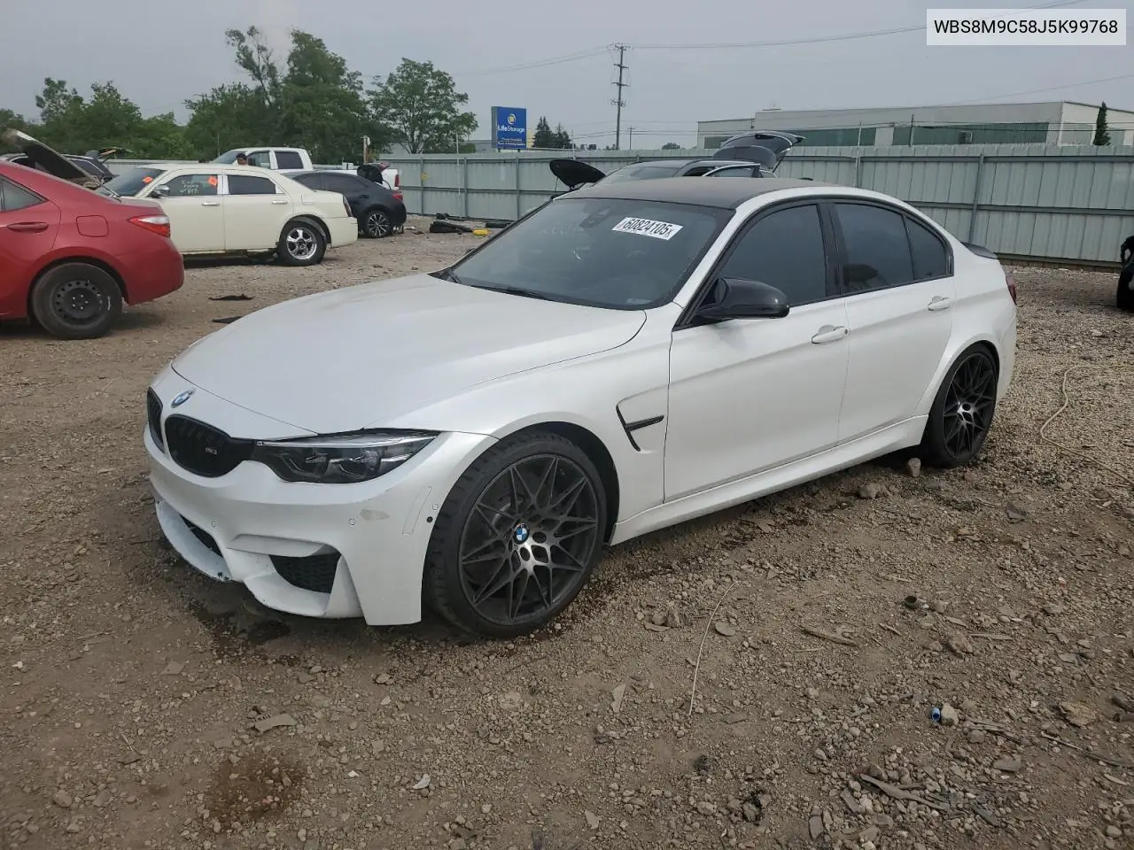 2018 BMW M3 VIN: WBS8M9C58J5K99768 Lot: 60824105