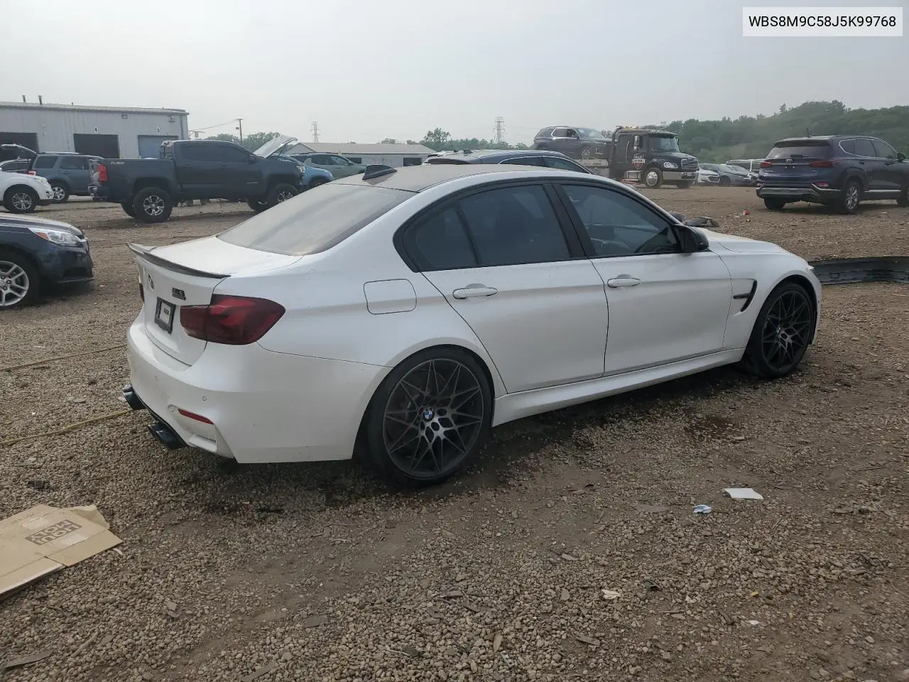 2018 BMW M3 VIN: WBS8M9C58J5K99768 Lot: 60824105