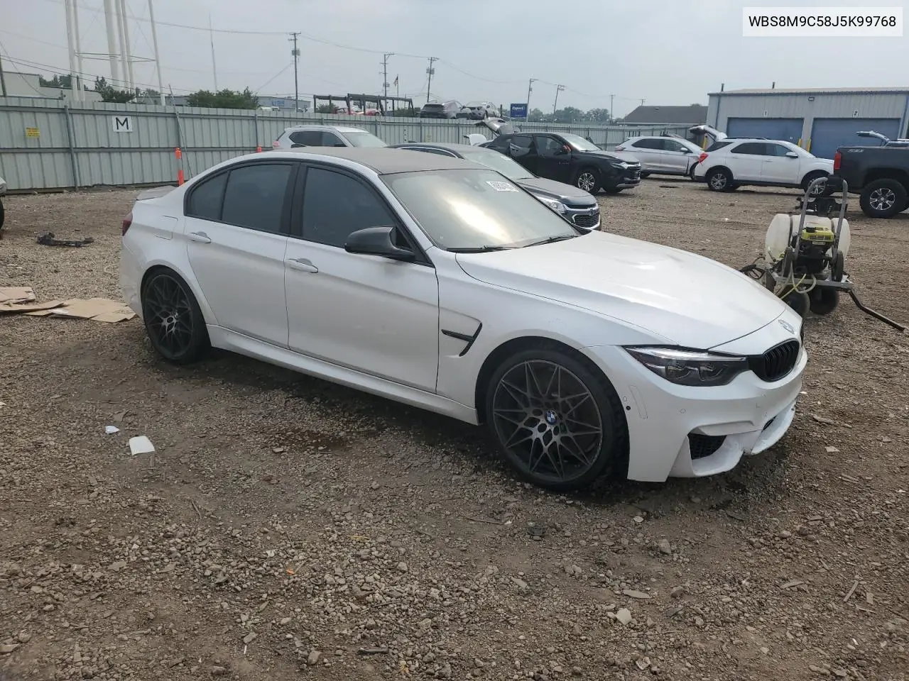 2018 BMW M3 VIN: WBS8M9C58J5K99768 Lot: 60824105