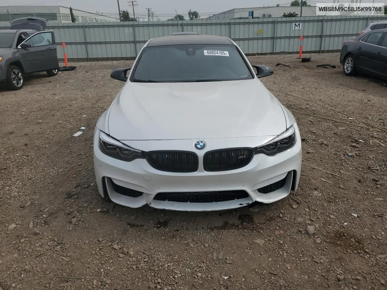 2018 BMW M3 VIN: WBS8M9C58J5K99768 Lot: 60824105