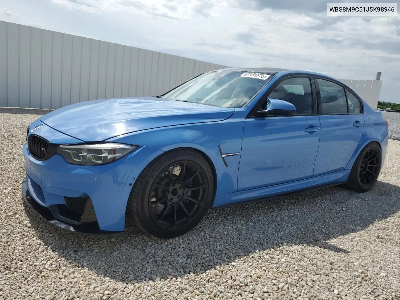2018 BMW M3 VIN: WBS8M9C51J5K98946 Lot: 61951275