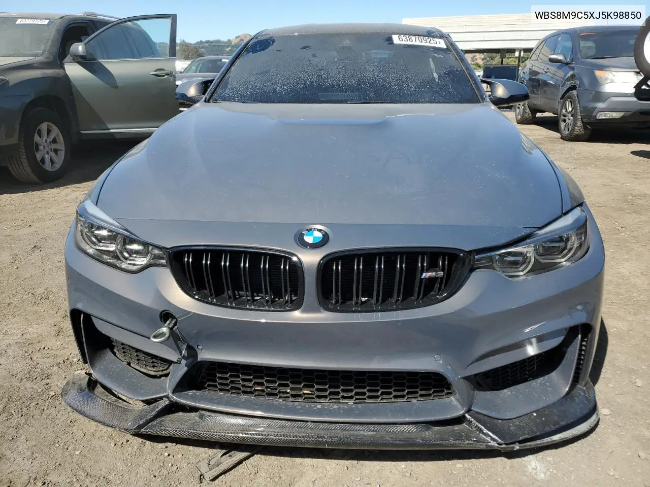 2018 BMW M3 VIN: WBS8M9C5XJ5K98850 Lot: 63870925