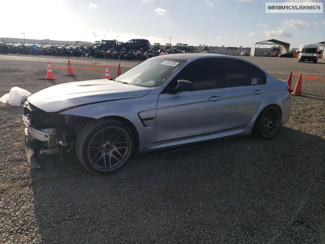2018 BMW M3 VIN: WBS8M9C55J5K98576 Lot: 81386224