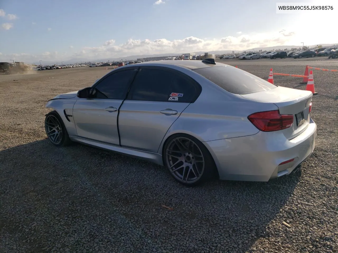 2018 BMW M3 VIN: WBS8M9C55J5K98576 Lot: 81386224