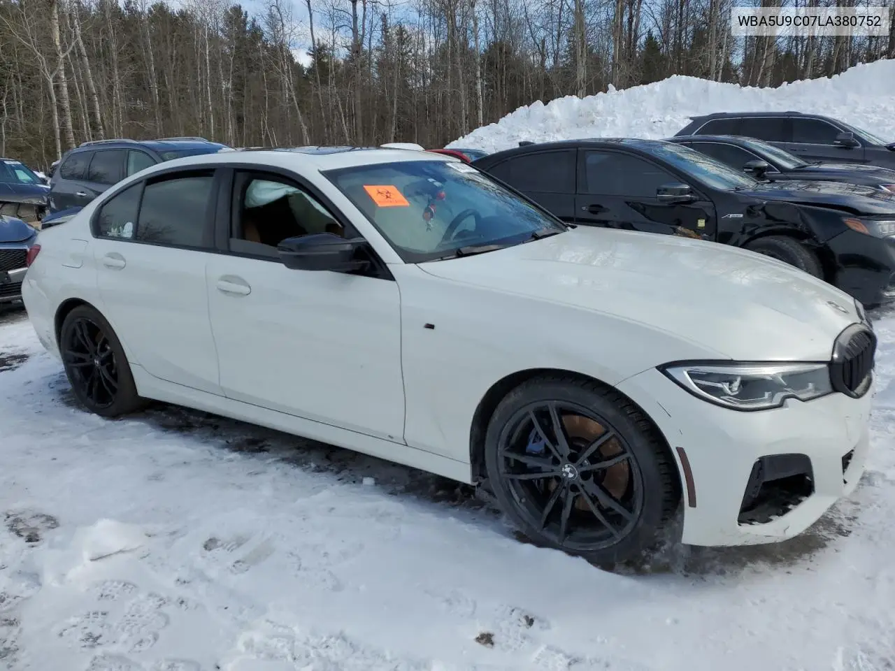 2020 BMW M340Xi VIN: WBA5U9C07LA380752 Lot: 46270075