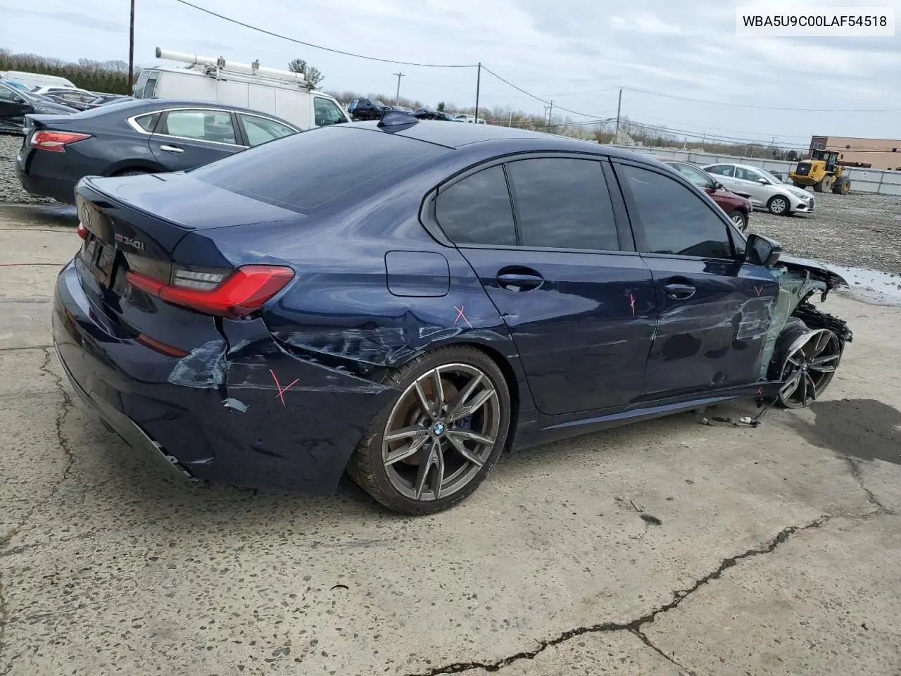 2020 BMW M340Xi VIN: WBA5U9C00LAF54518 Lot: 50414085