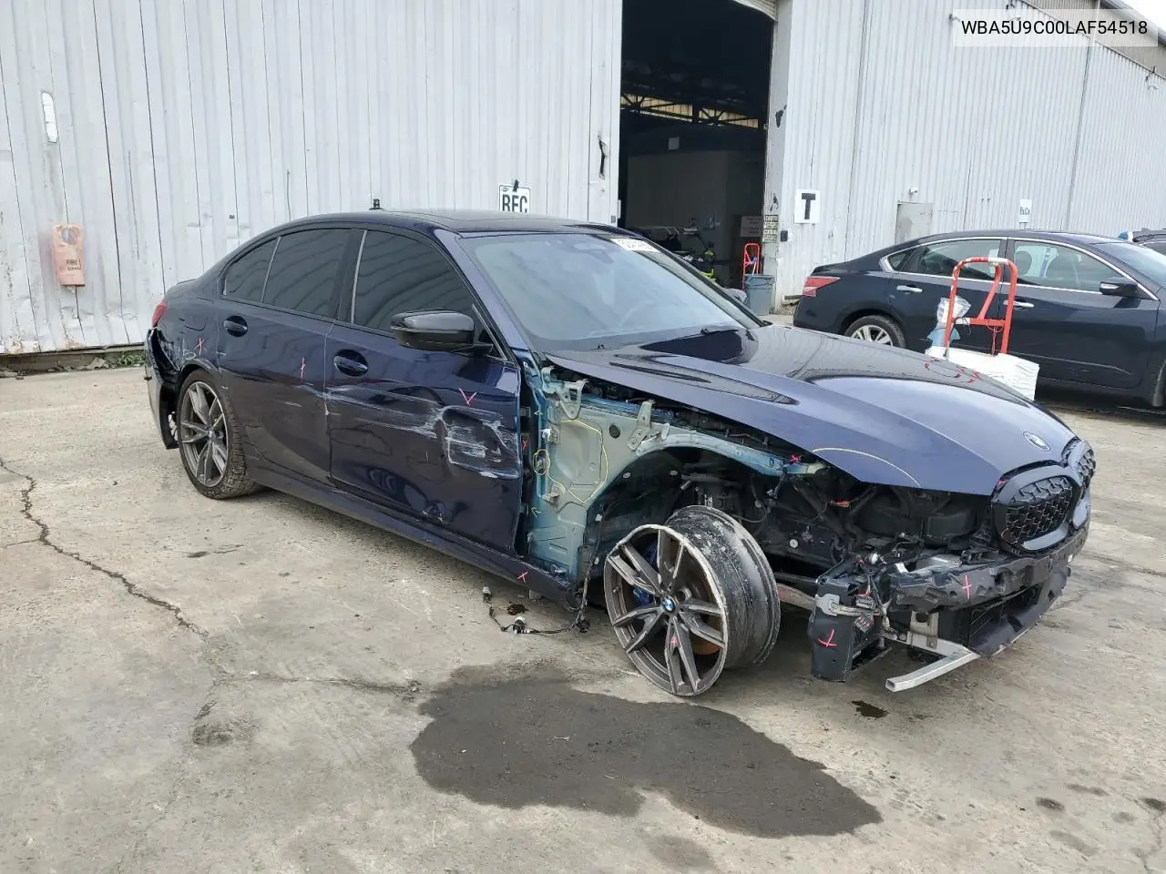 2020 BMW M340Xi VIN: WBA5U9C00LAF54518 Lot: 50414085