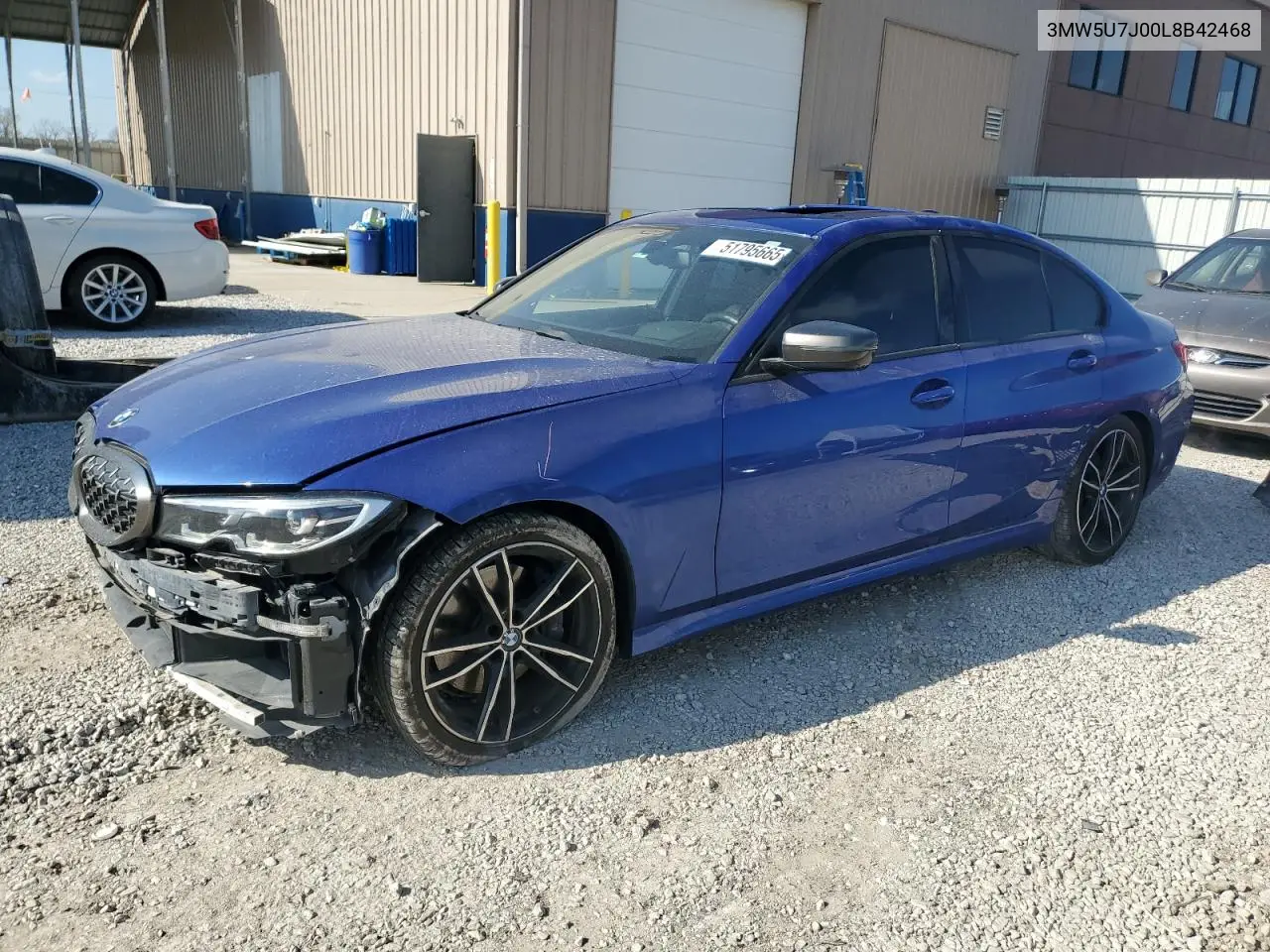 2020 BMW M340I VIN: 3MW5U7J00L8B42468 Lot: 51795665