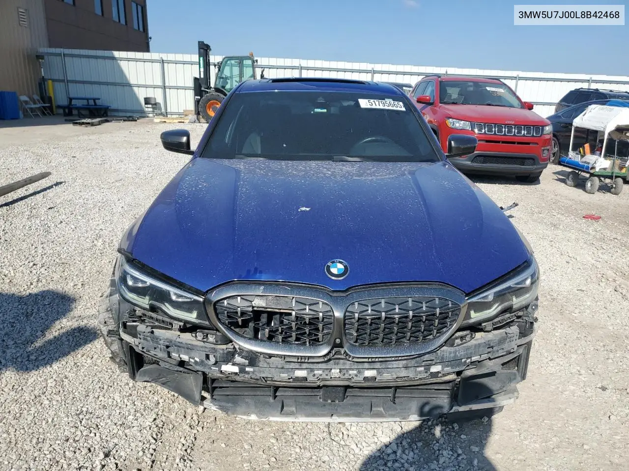 2020 BMW M340I VIN: 3MW5U7J00L8B42468 Lot: 51795665