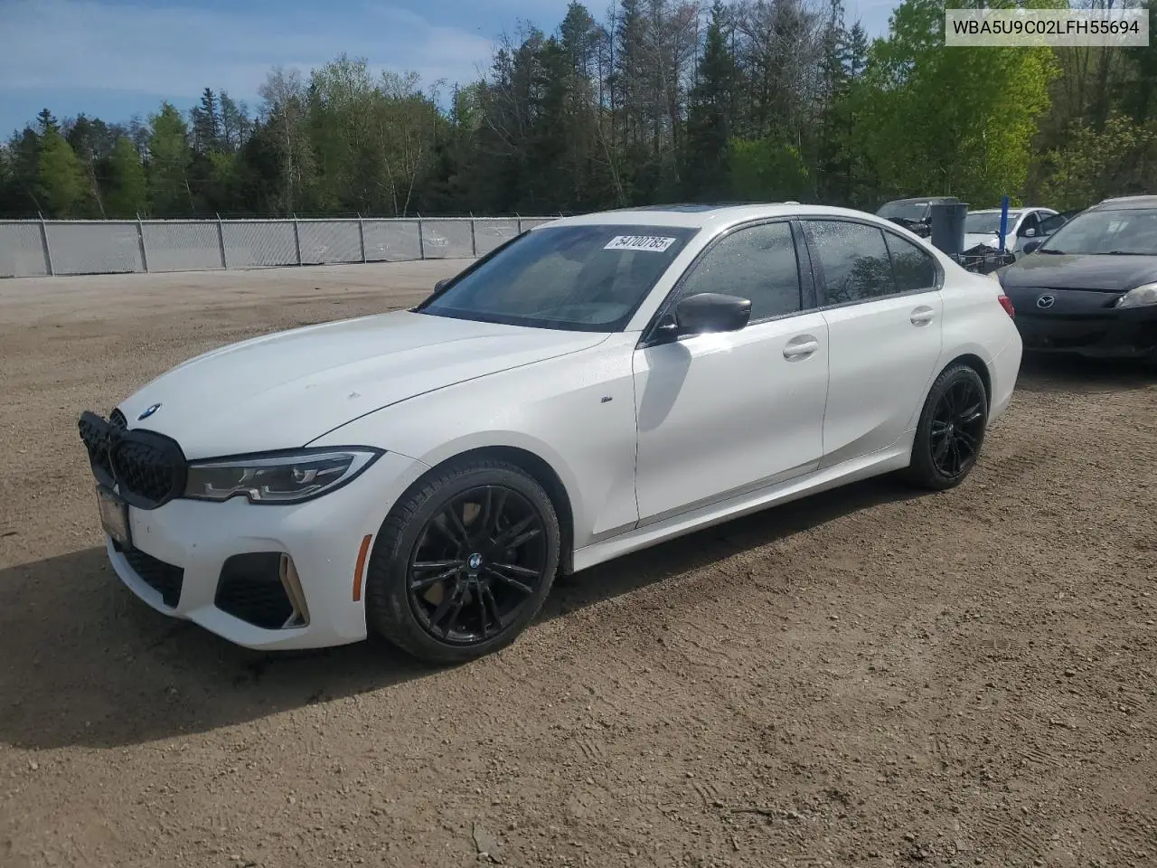 2020 BMW M340Xi VIN: WBA5U9C02LFH55694 Lot: 54700785