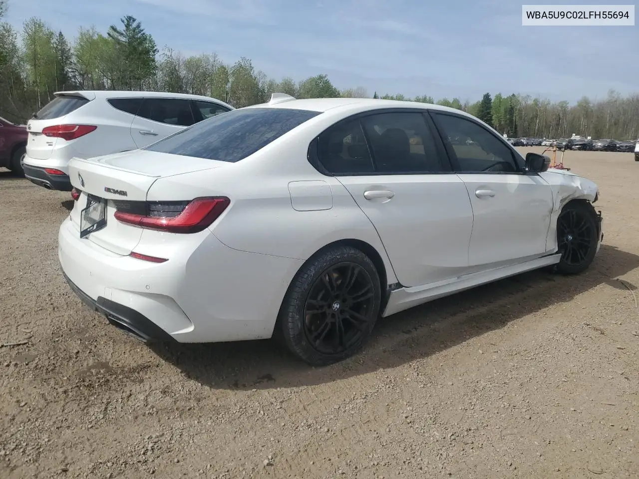 2020 BMW M340Xi VIN: WBA5U9C02LFH55694 Lot: 54700785