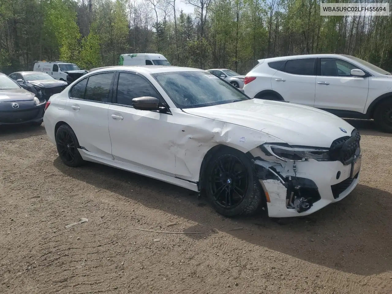 2020 BMW M340Xi VIN: WBA5U9C02LFH55694 Lot: 54700785