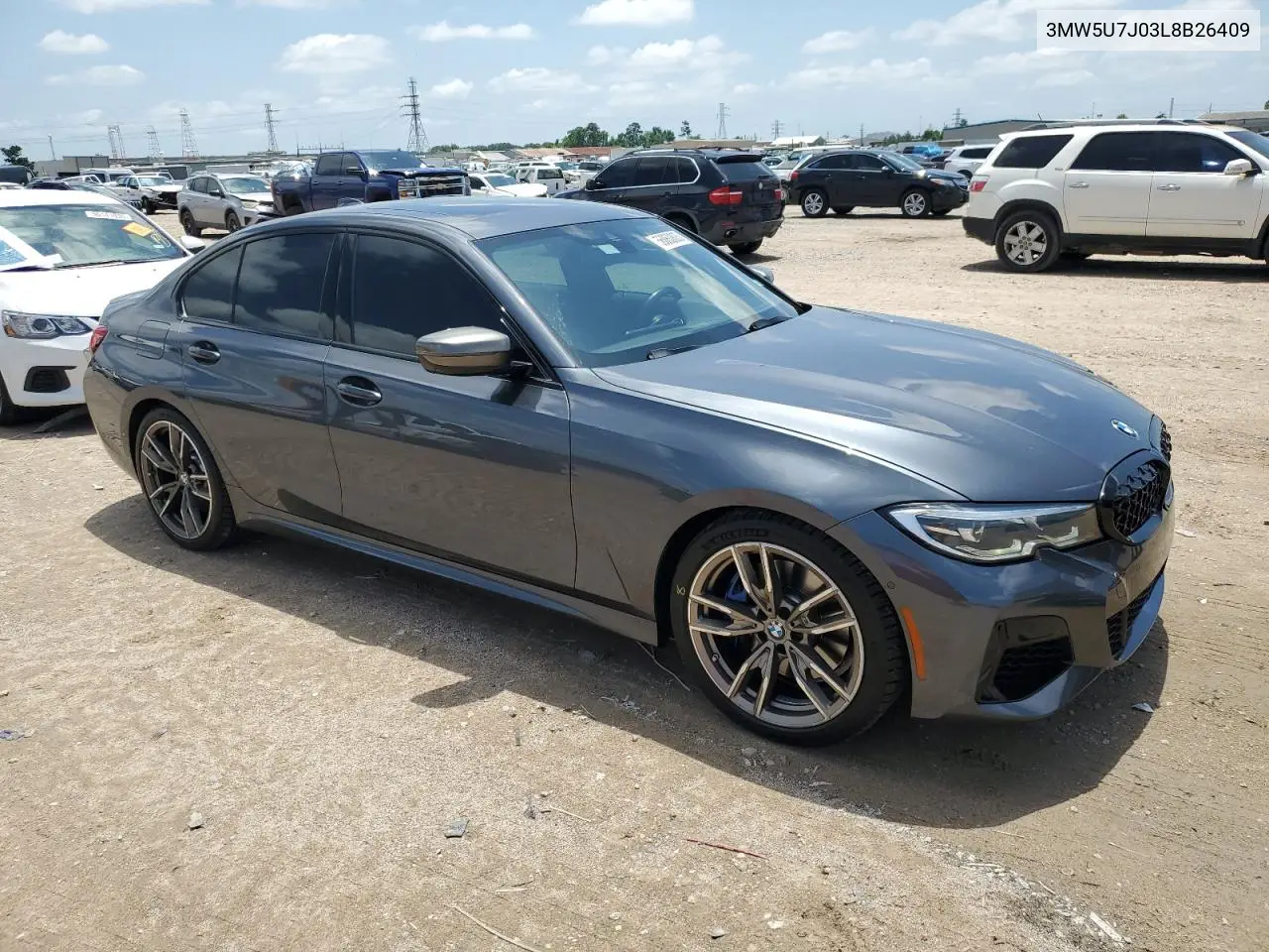 2020 BMW M340I VIN: 3MW5U7J03L8B26409 Lot: 56060805