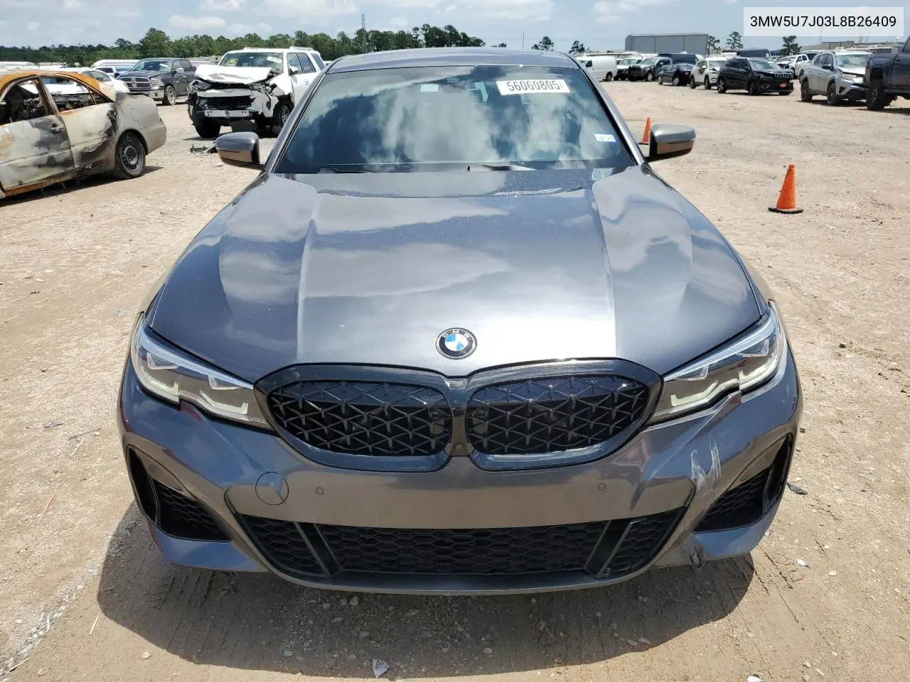 2020 BMW M340I VIN: 3MW5U7J03L8B26409 Lot: 56060805