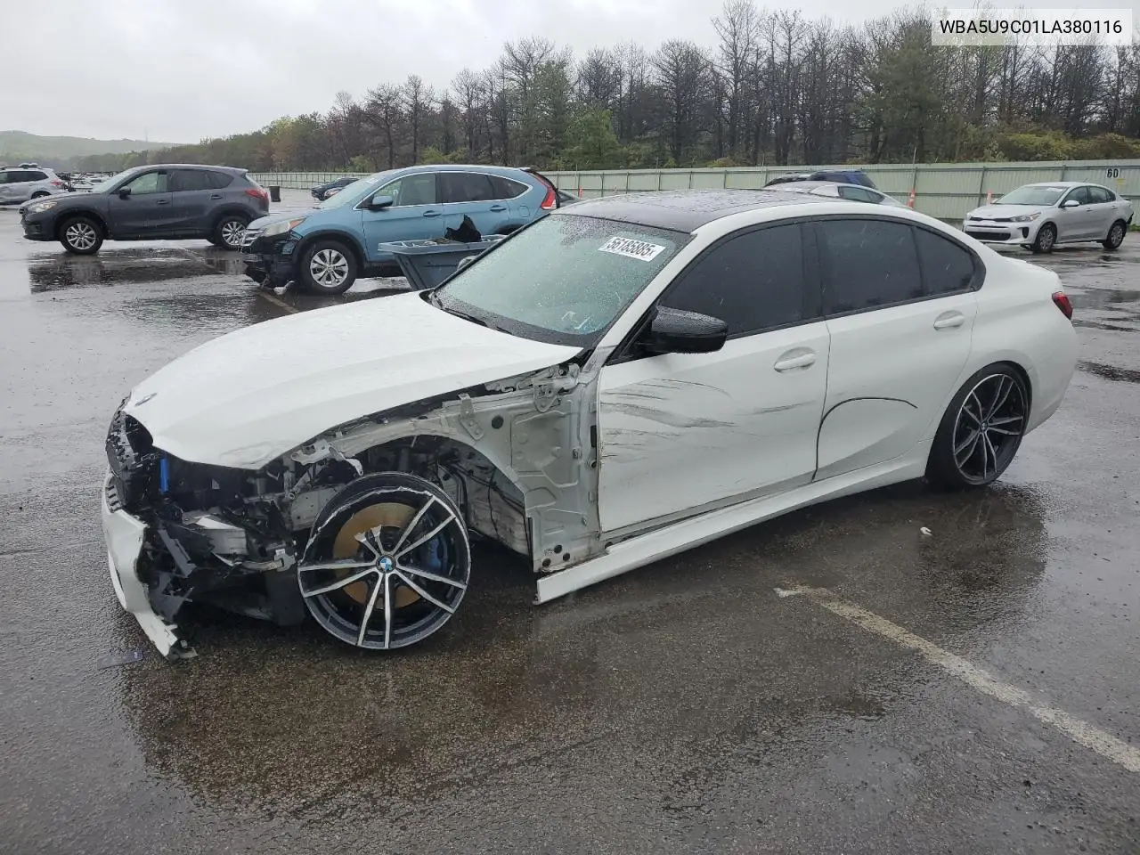 2020 BMW M340Xi VIN: WBA5U9C01LA380116 Lot: 56185885