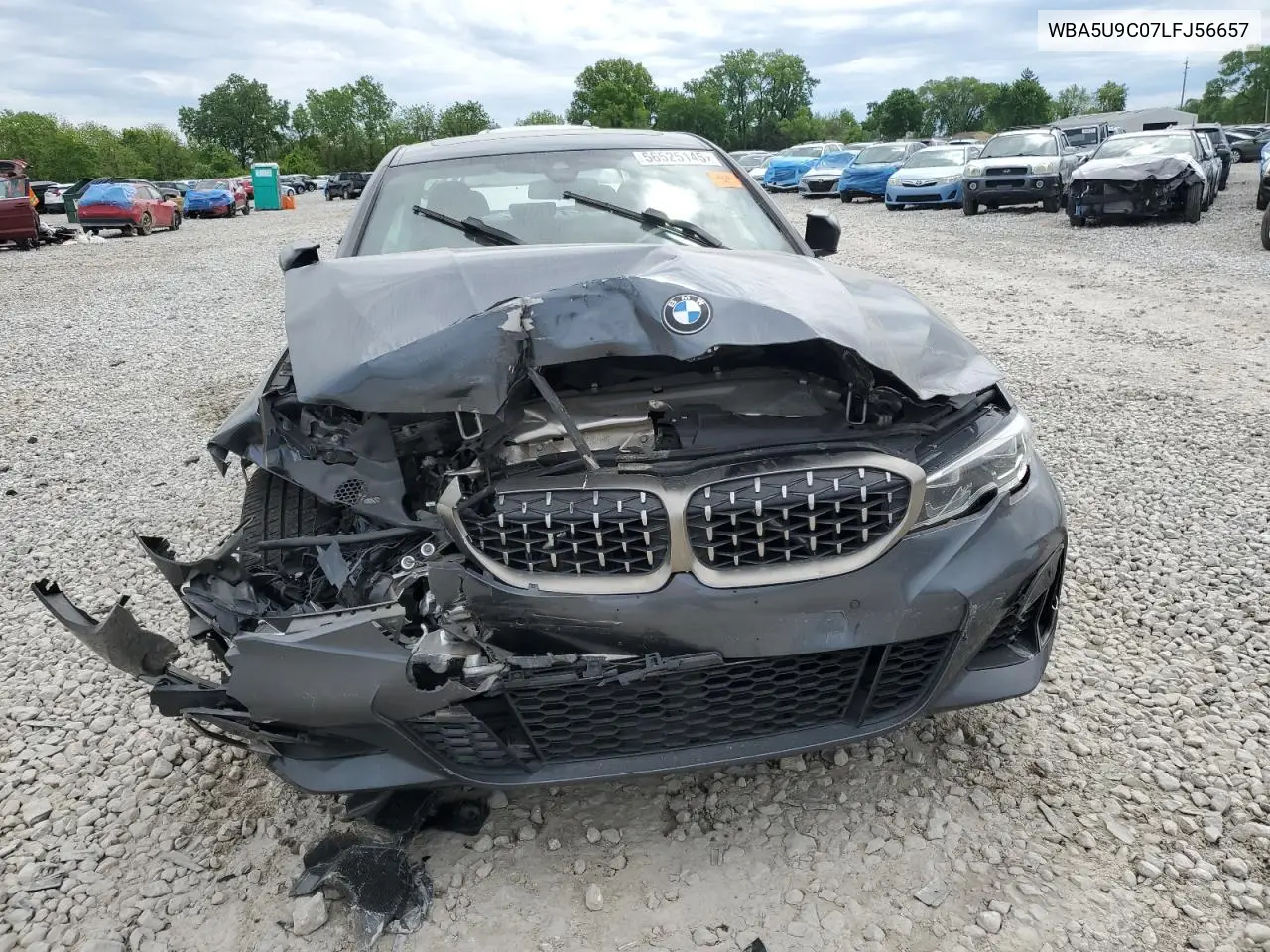 2020 BMW M340Xi VIN: WBA5U9C07LFJ56657 Lot: 56525145