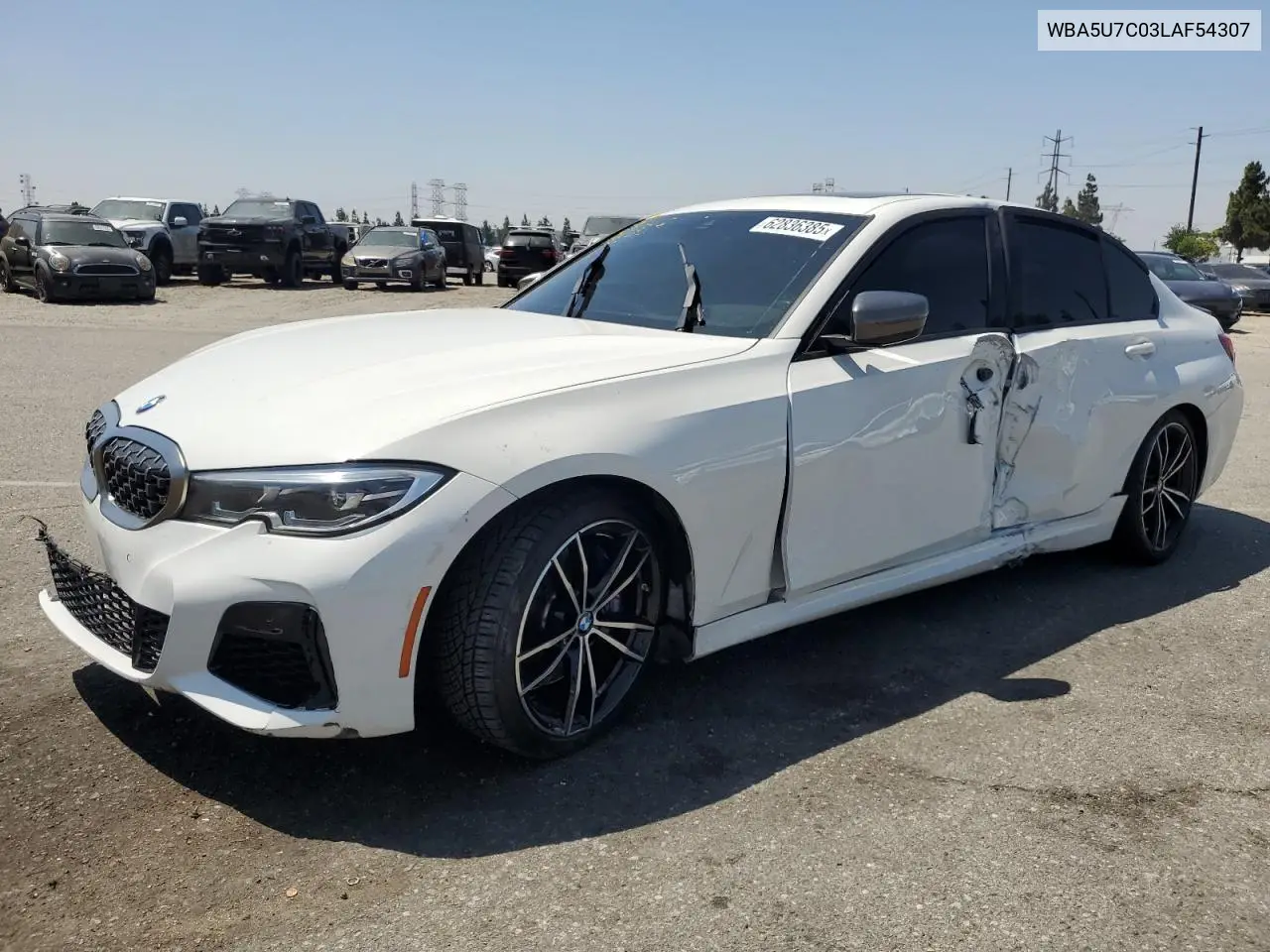 2020 BMW M340I VIN: WBA5U7C03LAF54307 Lot: 62836385