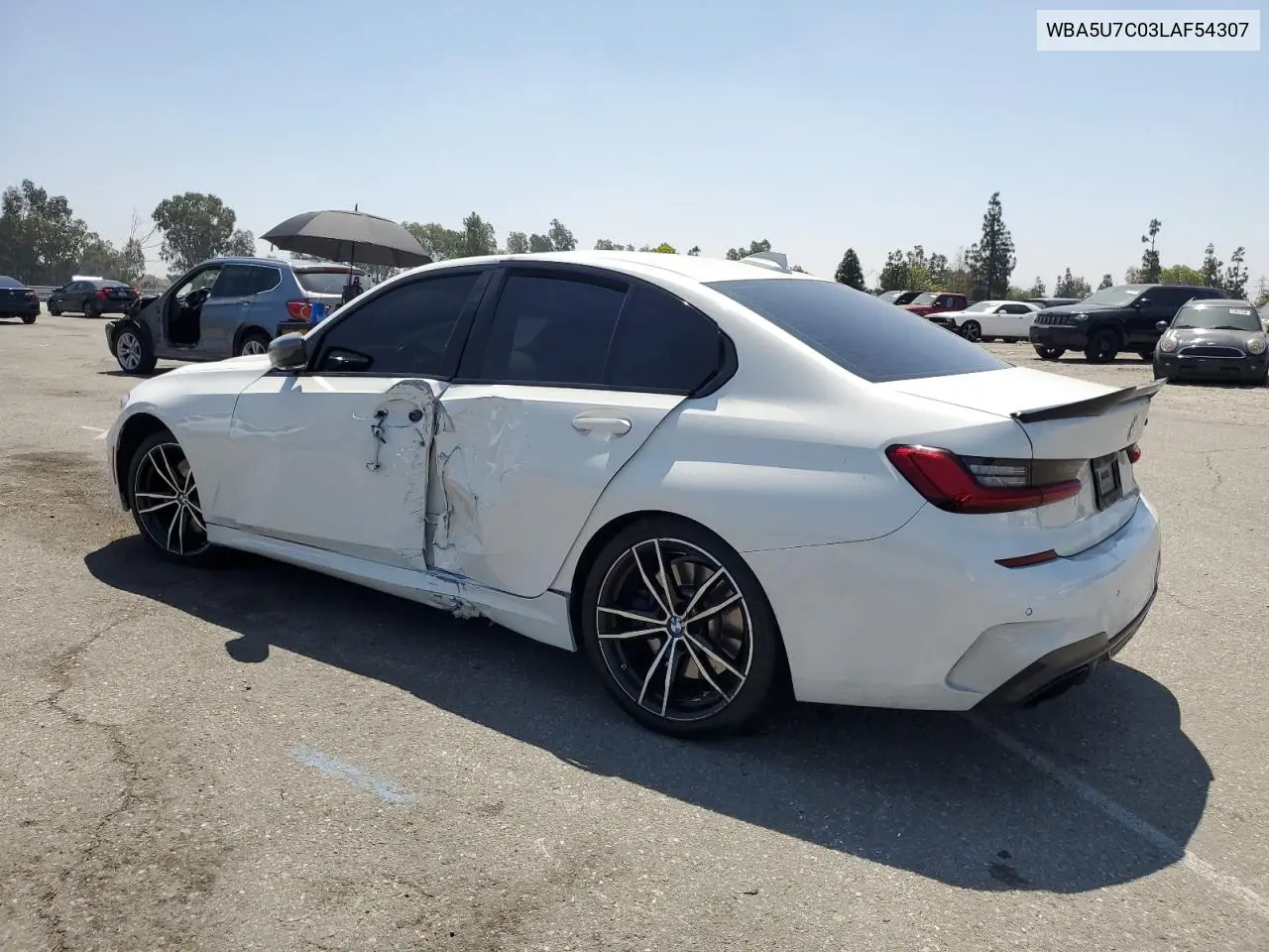 2020 BMW M340I VIN: WBA5U7C03LAF54307 Lot: 62836385