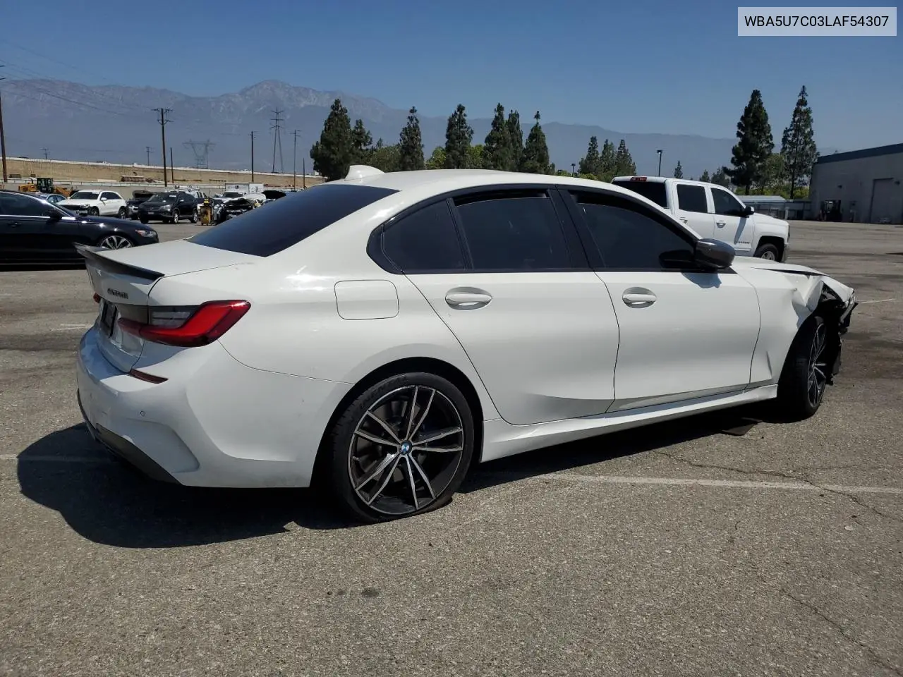 2020 BMW M340I VIN: WBA5U7C03LAF54307 Lot: 62836385