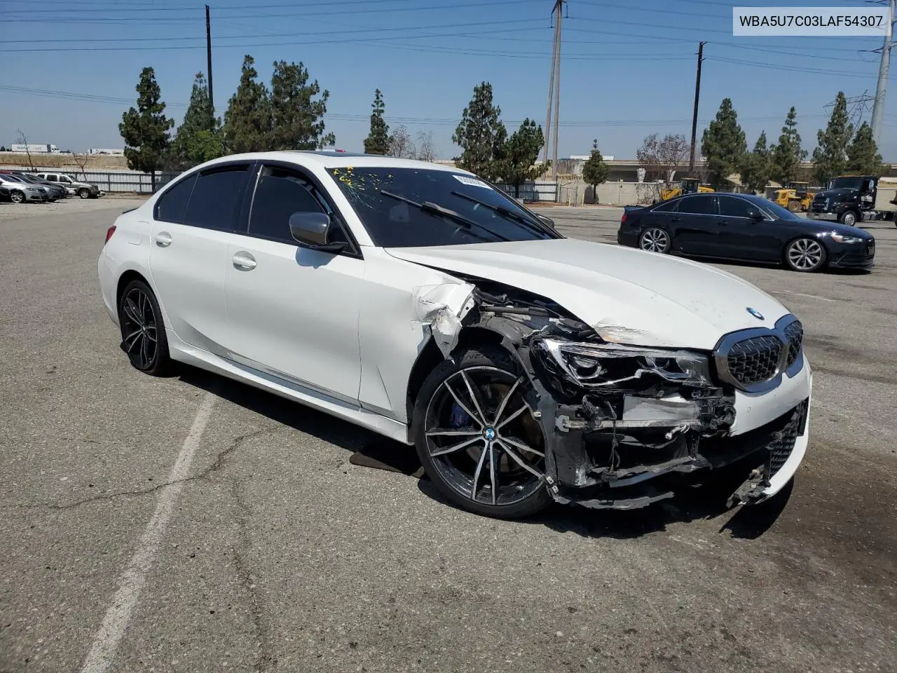 2020 BMW M340I VIN: WBA5U7C03LAF54307 Lot: 62836385