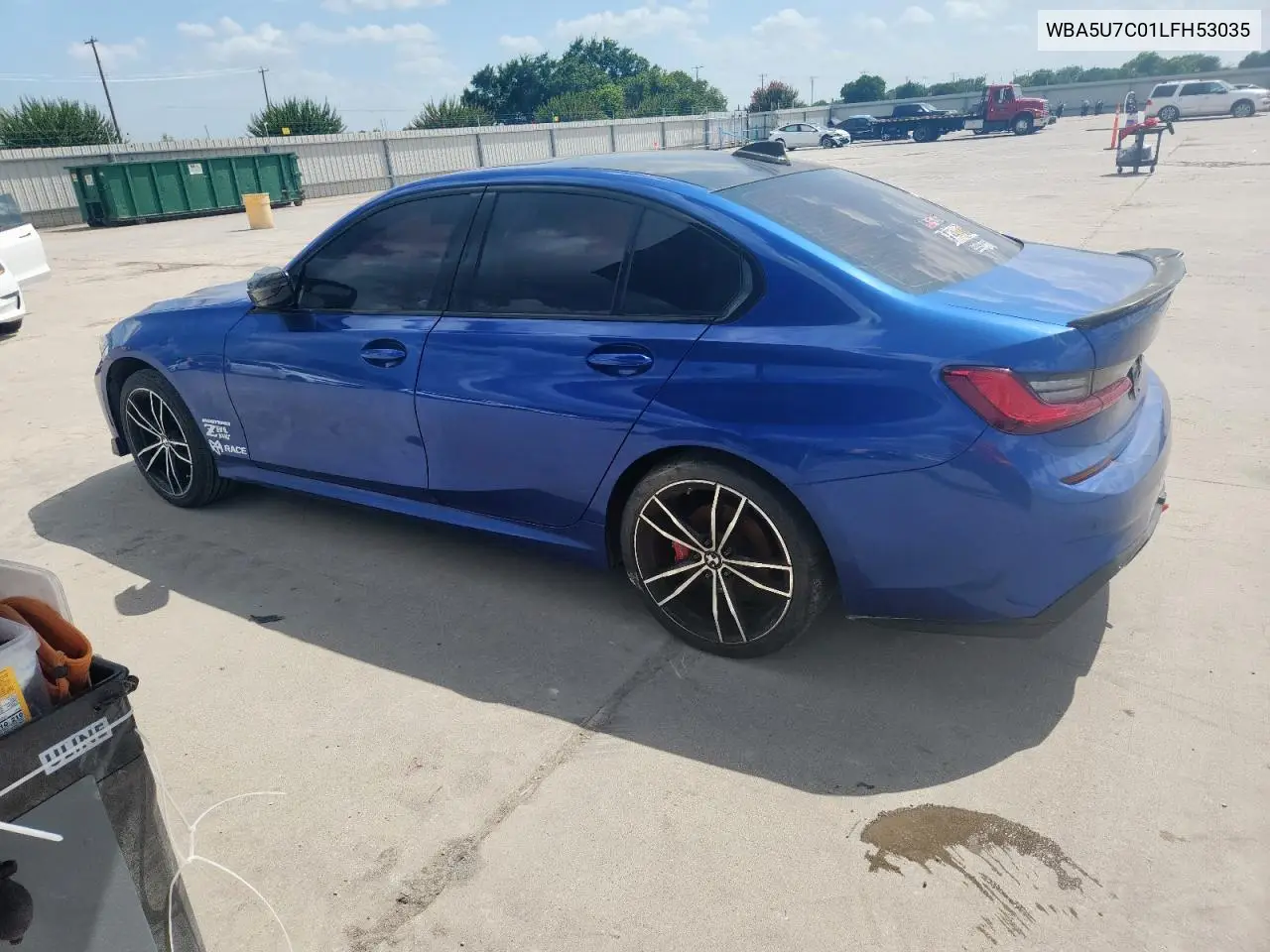 2020 BMW M340I VIN: WBA5U7C01LFH53035 Lot: 63114915