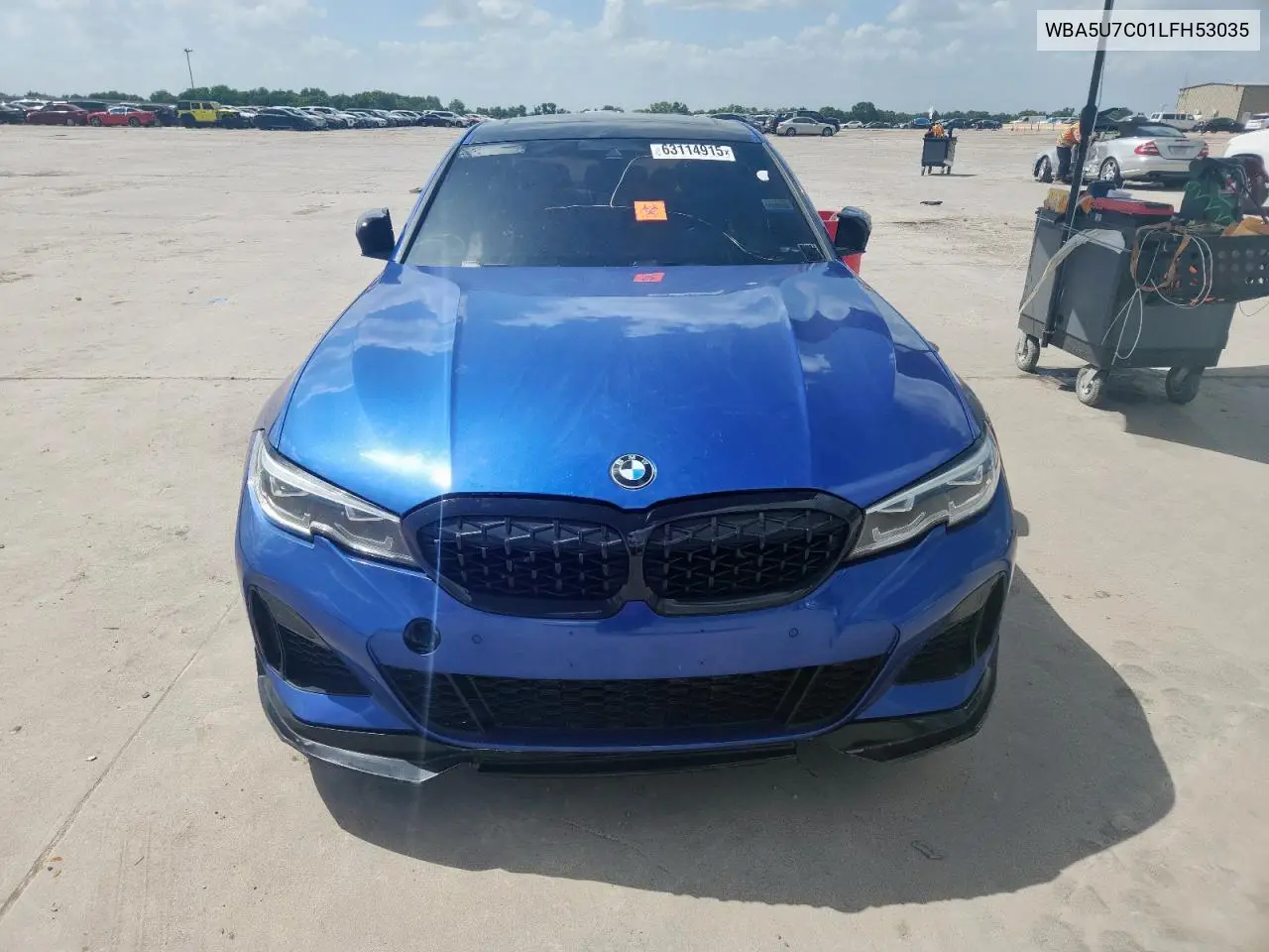 2020 BMW M340I VIN: WBA5U7C01LFH53035 Lot: 63114915