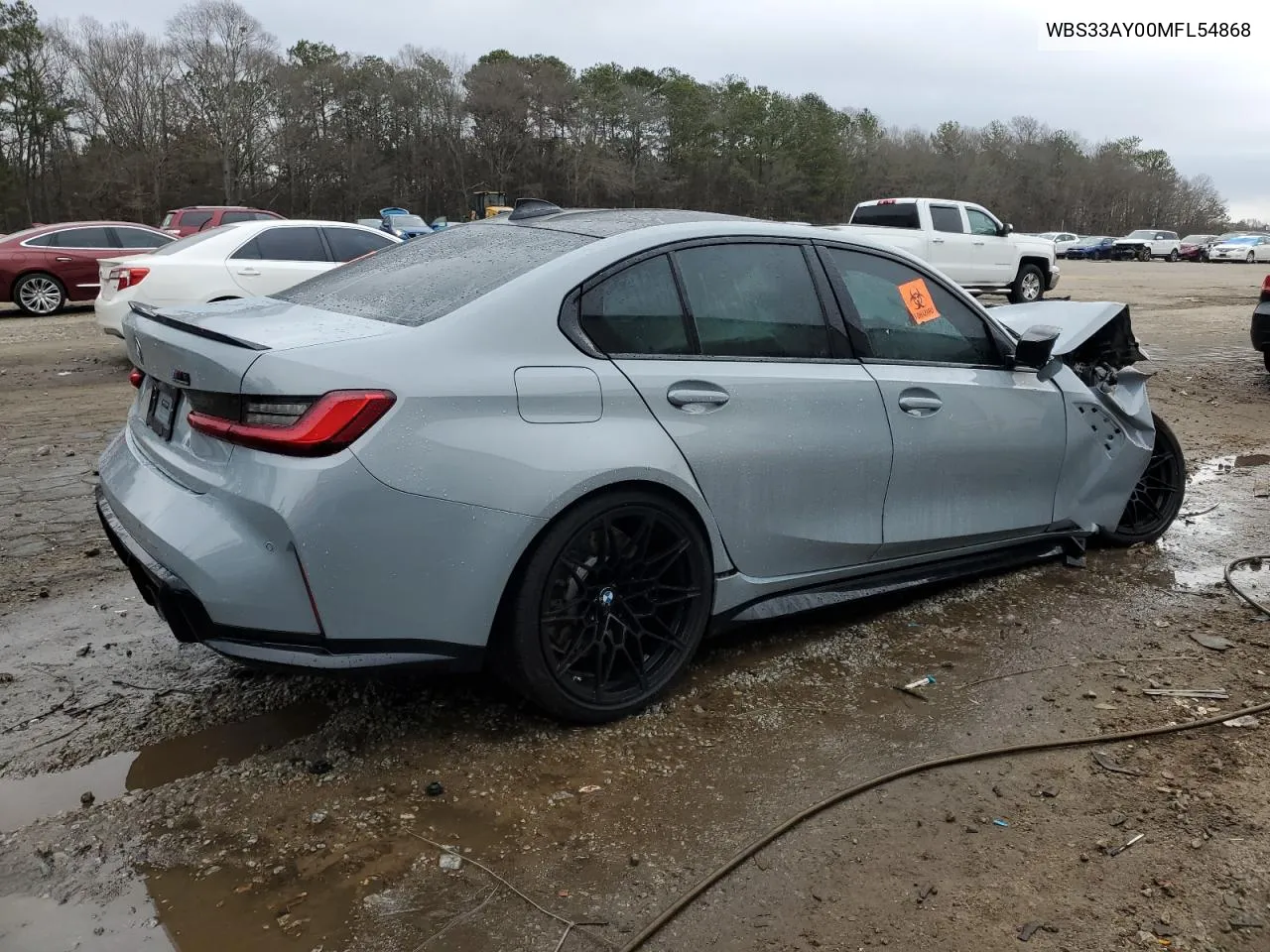 2021 BMW M3 Competition VIN: WBS33AY00MFL54868 Lot: 42873945