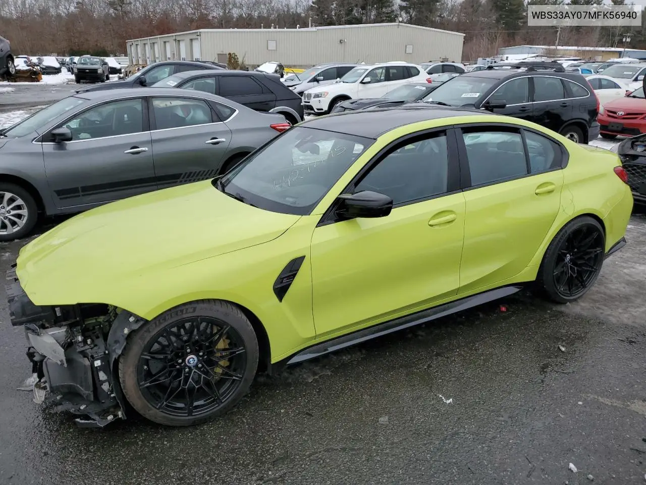 2021 BMW M3 Competition VIN: WBS33AY07MFK56940 Lot: 44297795