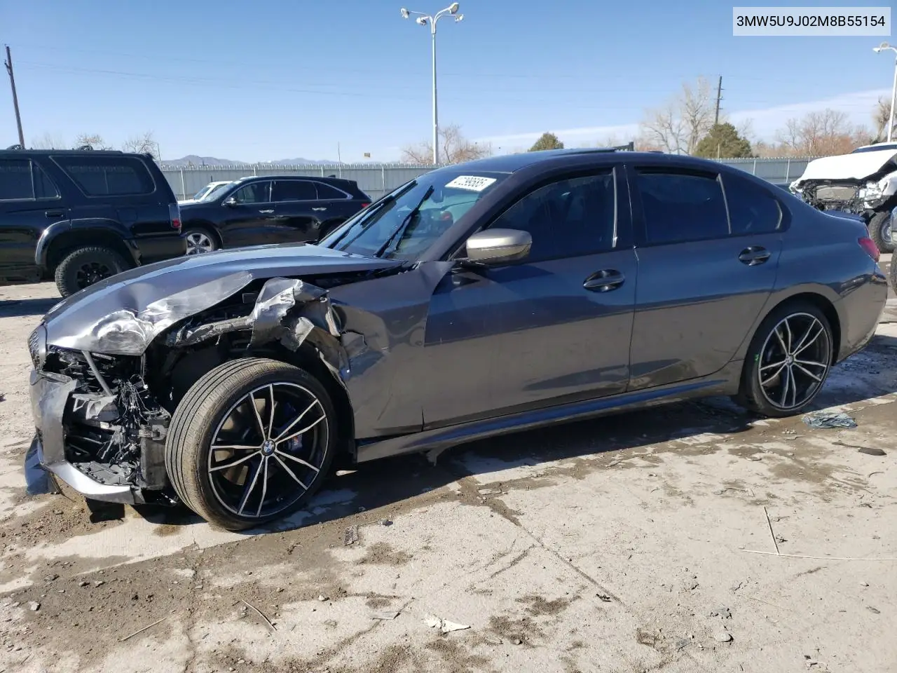 2021 BMW M340Xi VIN: 3MW5U9J02M8B55154 Lot: 47299585