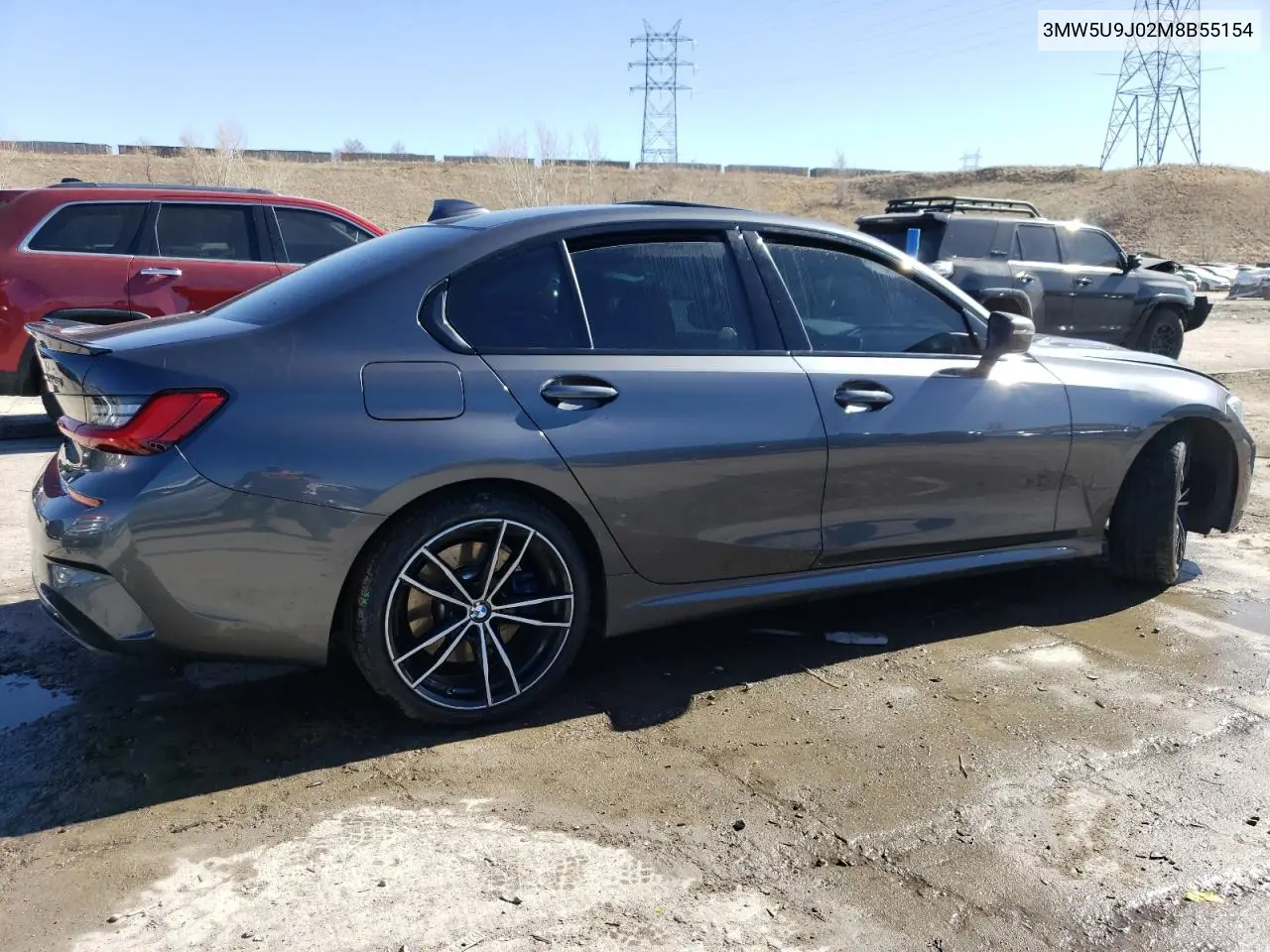 2021 BMW M340Xi VIN: 3MW5U9J02M8B55154 Lot: 47299585