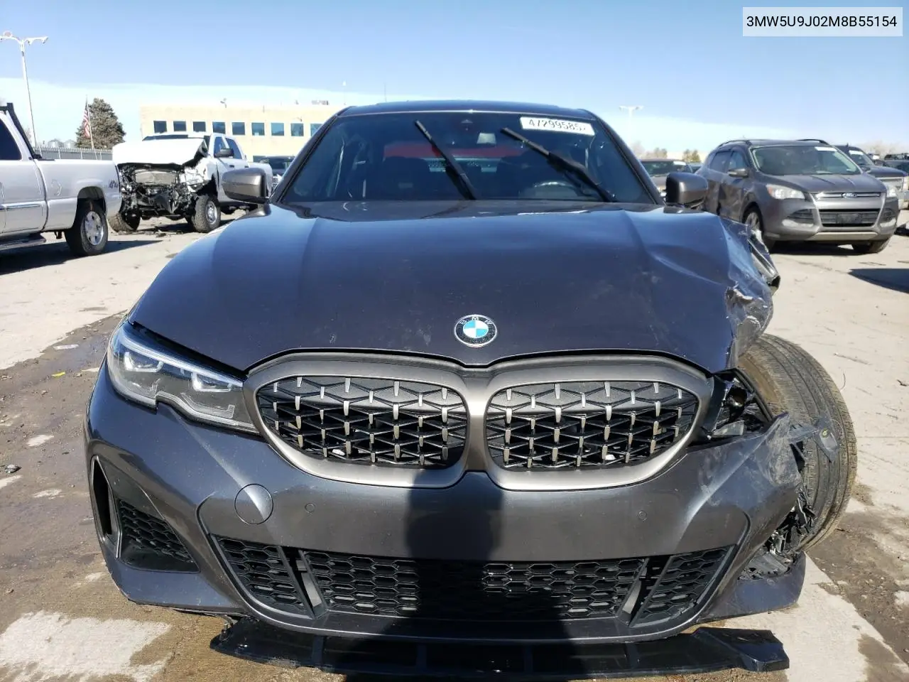 2021 BMW M340Xi VIN: 3MW5U9J02M8B55154 Lot: 47299585